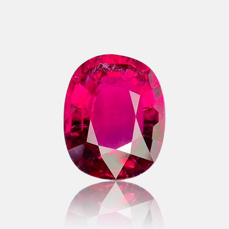 5.65ct Natural Rubellite Tourmaline Cushion Cut | SARATTI