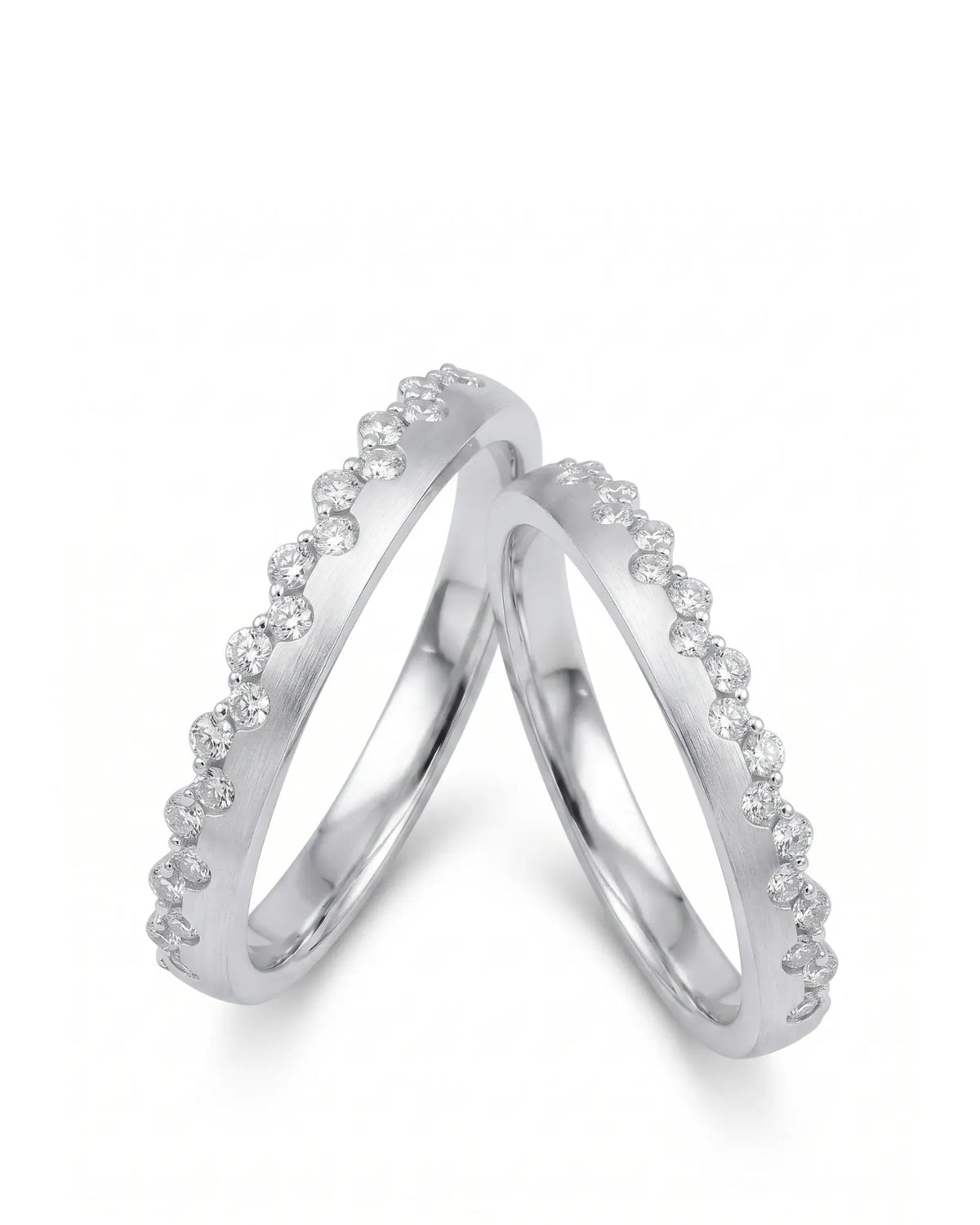 Princess Tiara Diamond Eternity Wedding Band