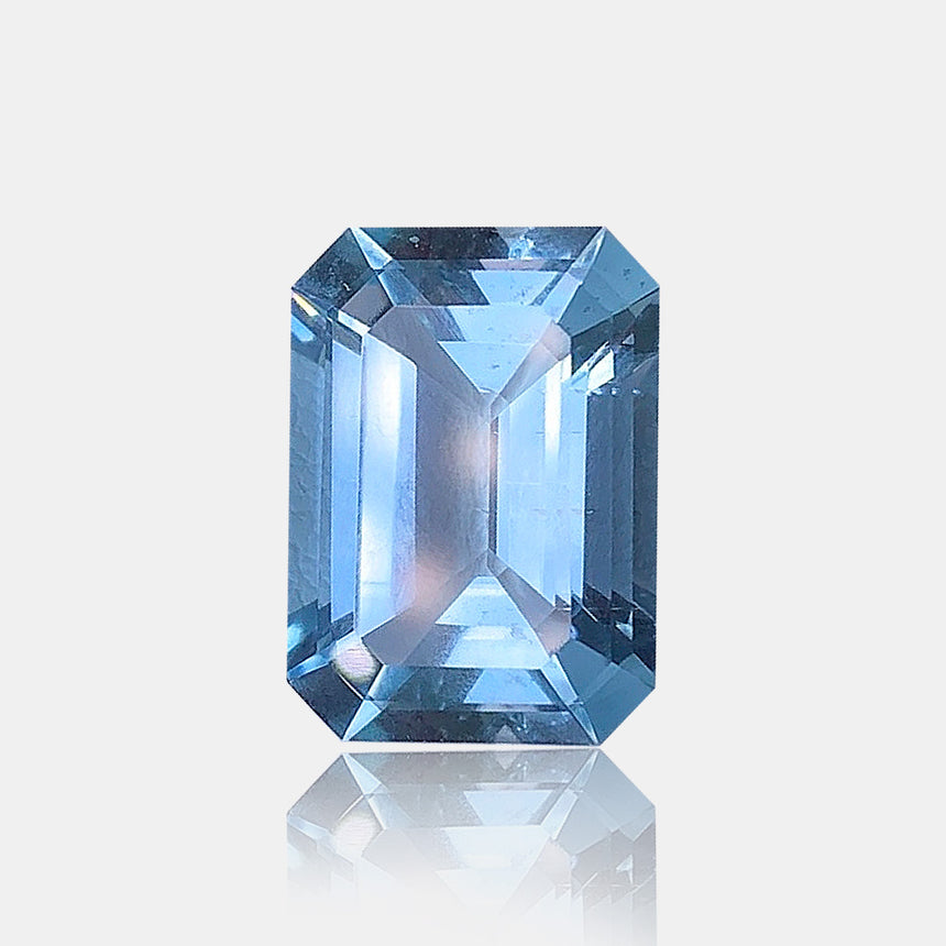 7.25ct Natural Aquamarine Octagonal Step Cut | SARATTI
