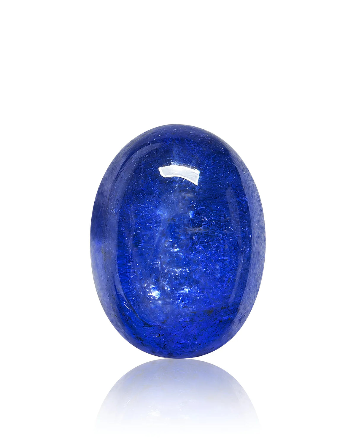 8.56 carats Natural Blue-purple Tanzanite | Oval Cabochon
