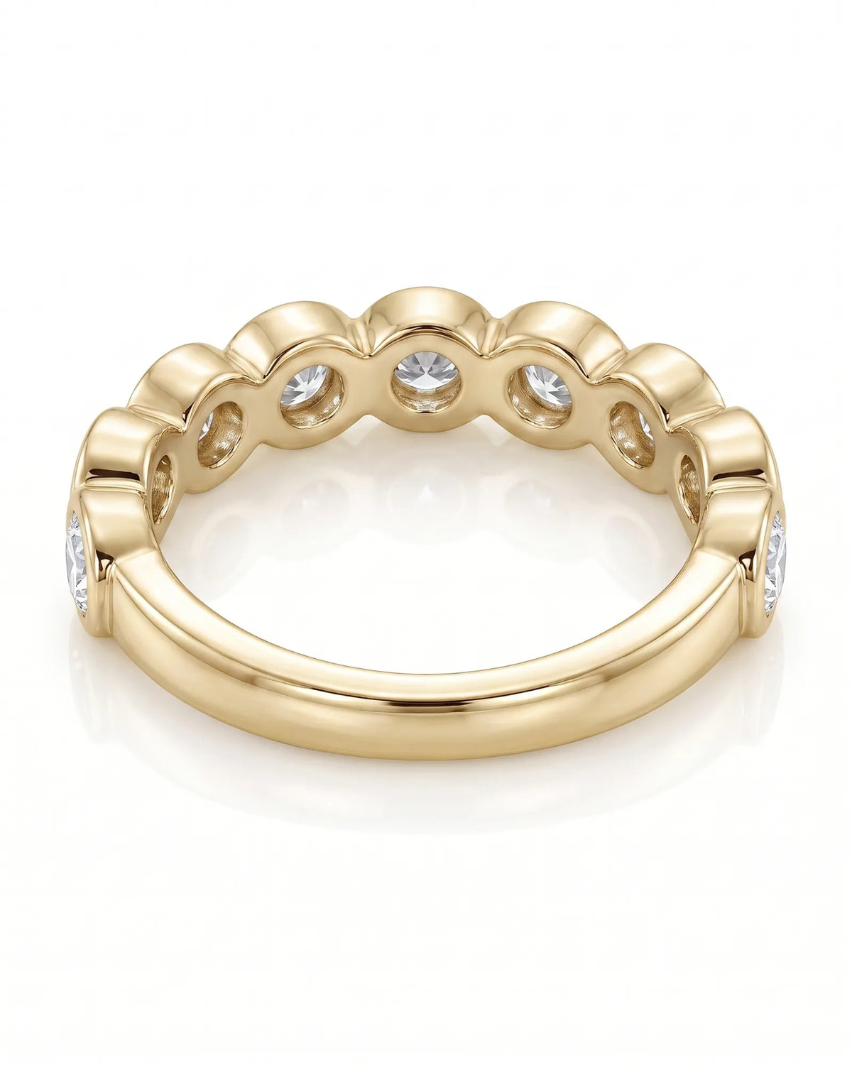 Diamond Wedding Band in White Gold