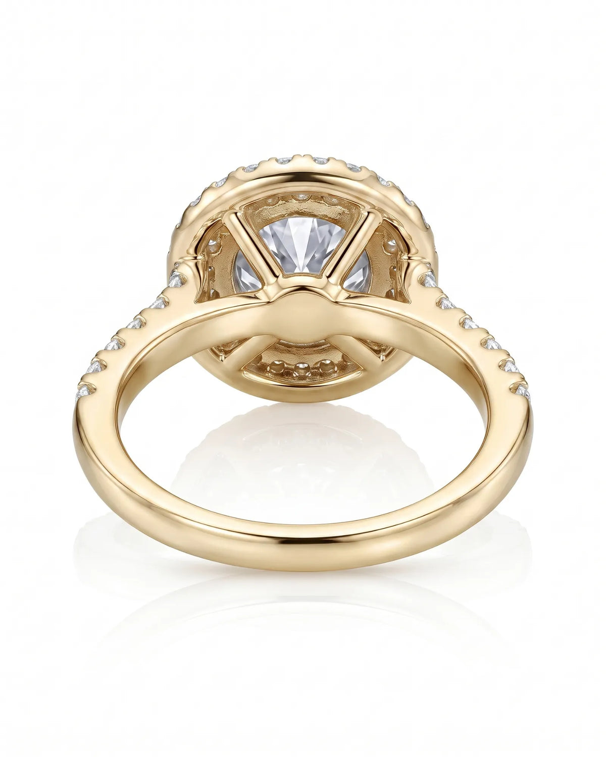 Keira – Gleaming Promise Natural Round Diamond Double Halo Ring