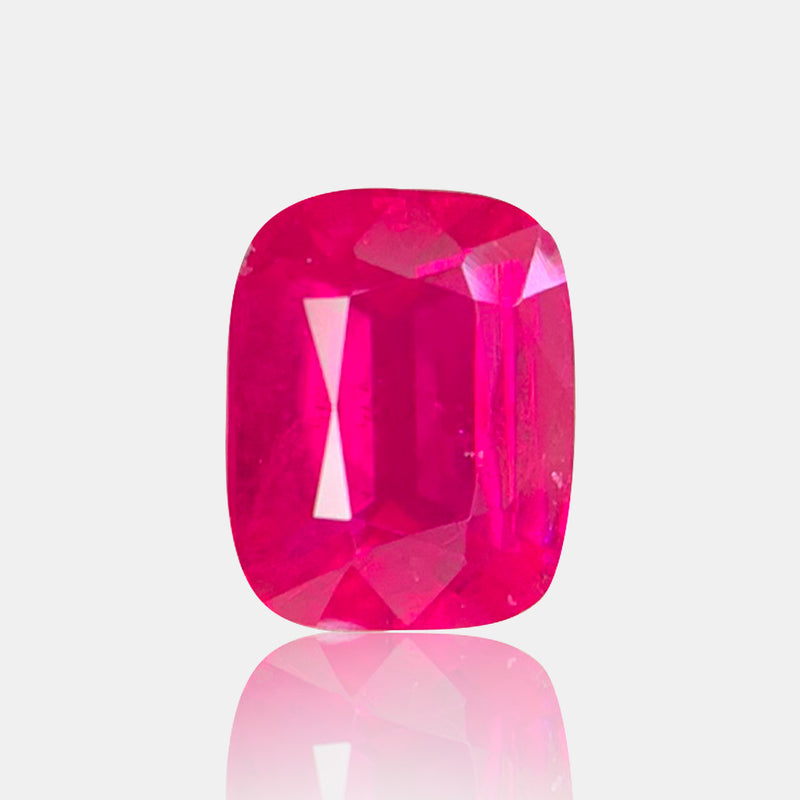 9.71ct Natural Rubellite Tourmaline Cushion Cut | SARATTI