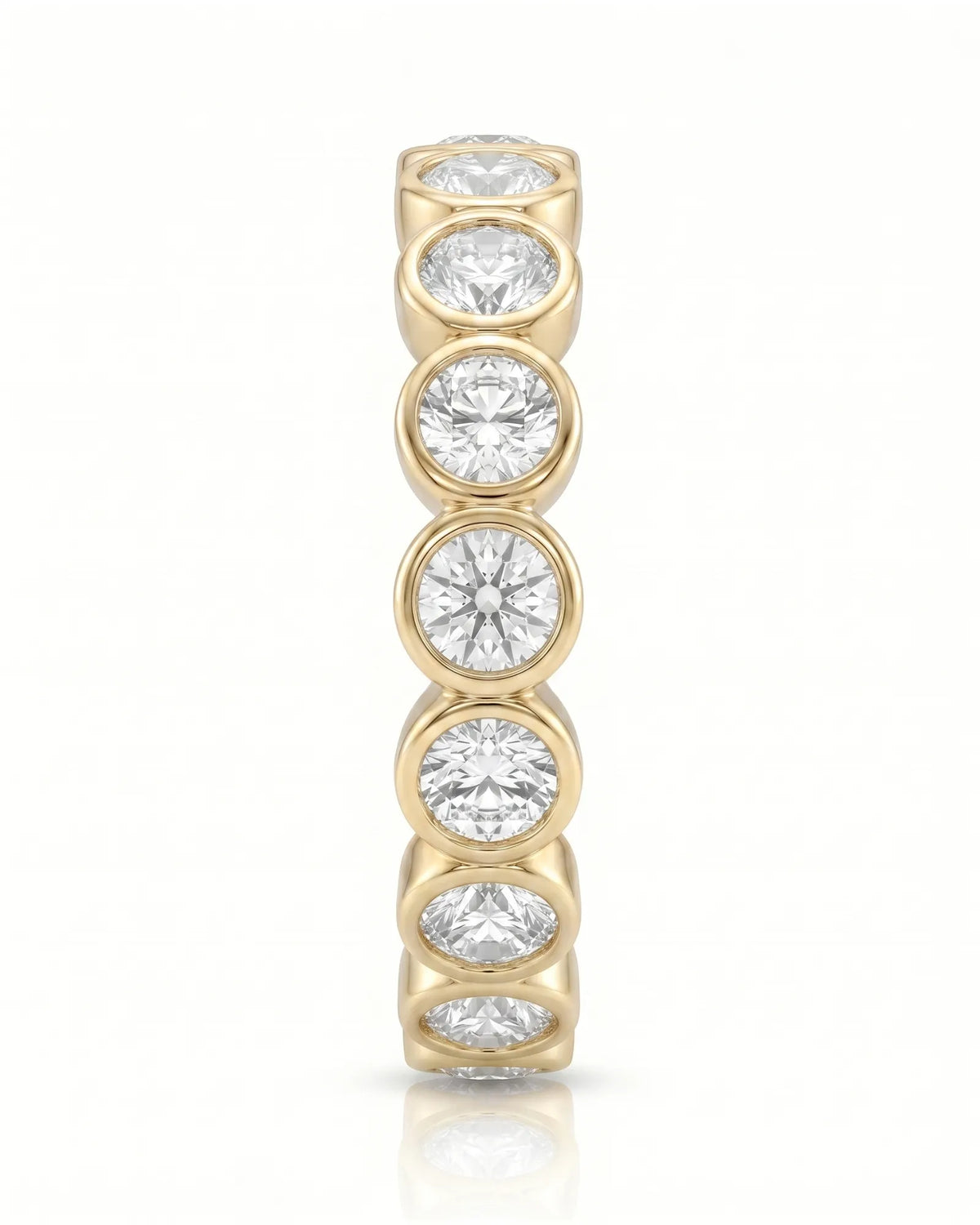 Diamond Wedding Band in White Gold
