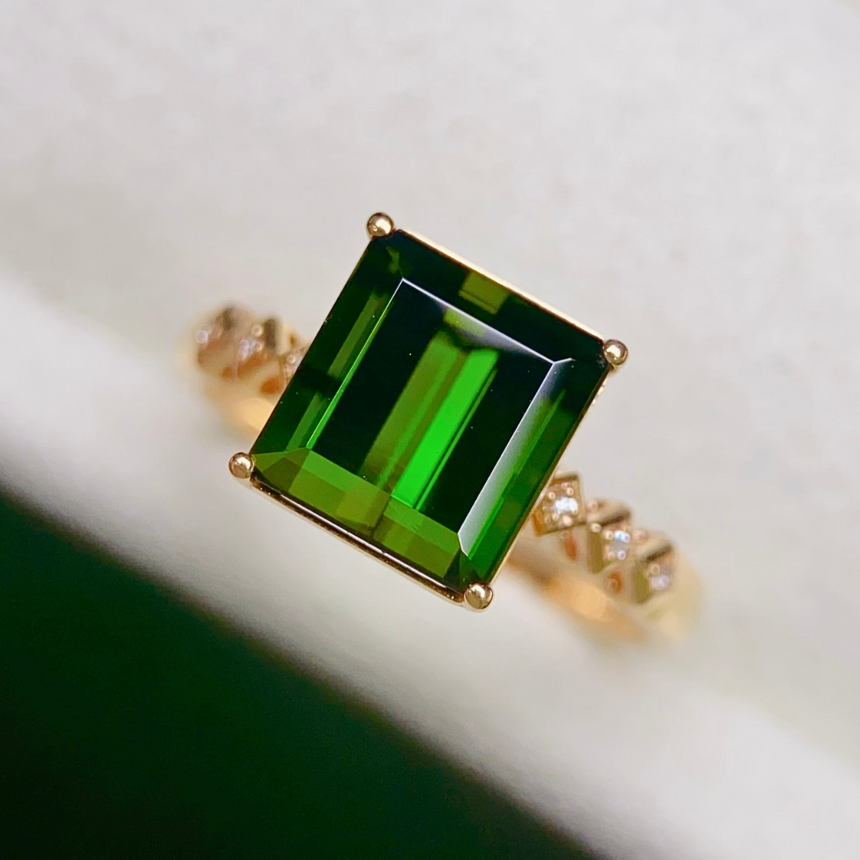 Luxora Green Green Tourmaline Ring