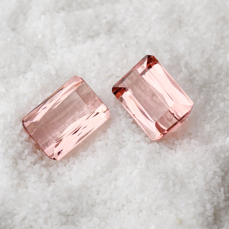 Ballet-Slippear PInk Matched Natural Toumaline Gemstones | Saratti