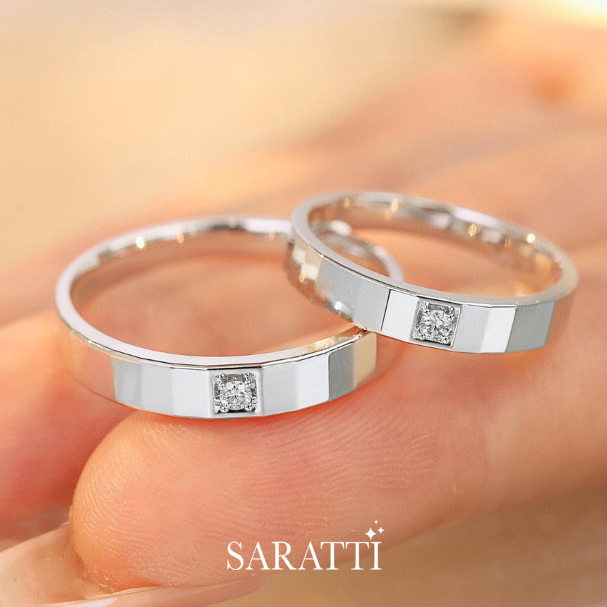 Classic Diamond Wedding Rings | Saratti