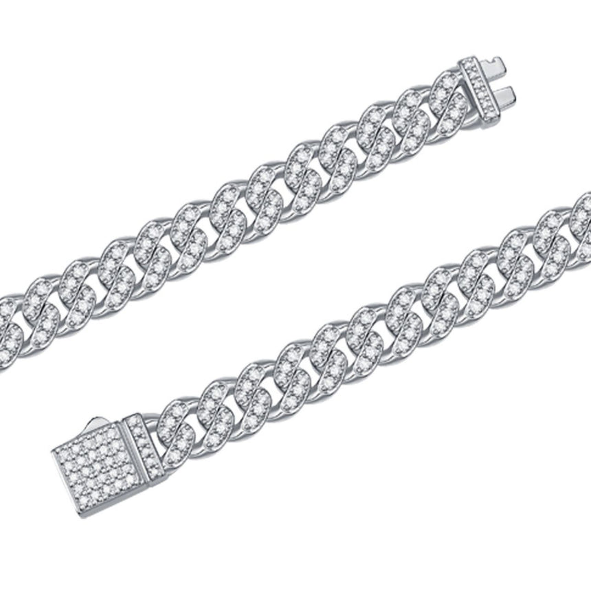 Cuban Style Chain Heavy Bracelet with Secure Clasp | Saratti