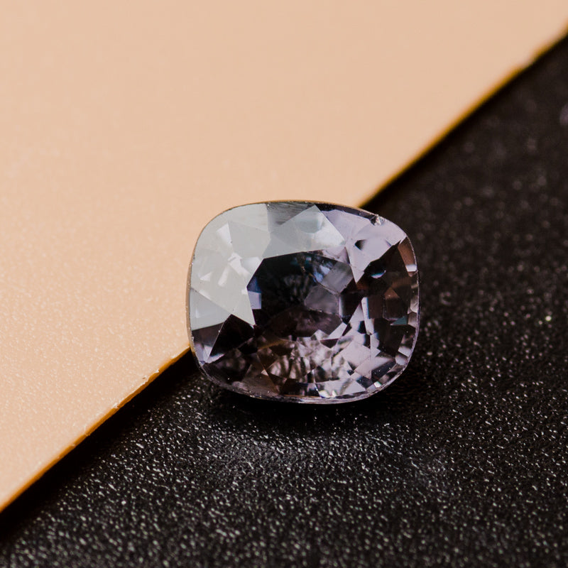 Cushion Cut Metallic Gray Natural Spinel Gem | Saratti