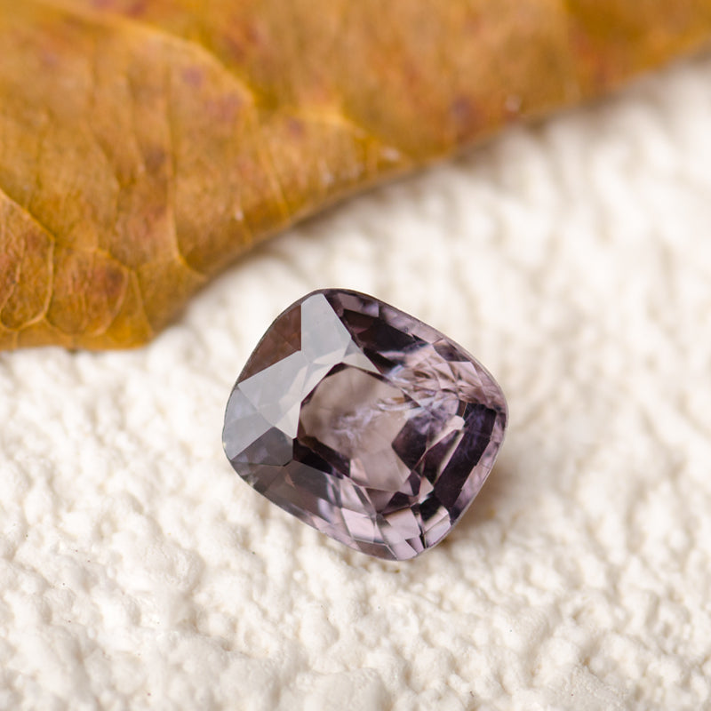 Cushion Cut Natural Spinel With Metallic Gray Spinel | Saratti
