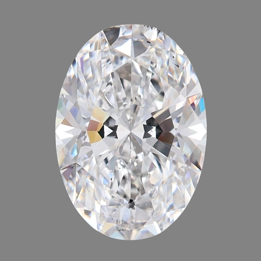 E-colored Oval shaped Lab Grown Diamond | Saratti