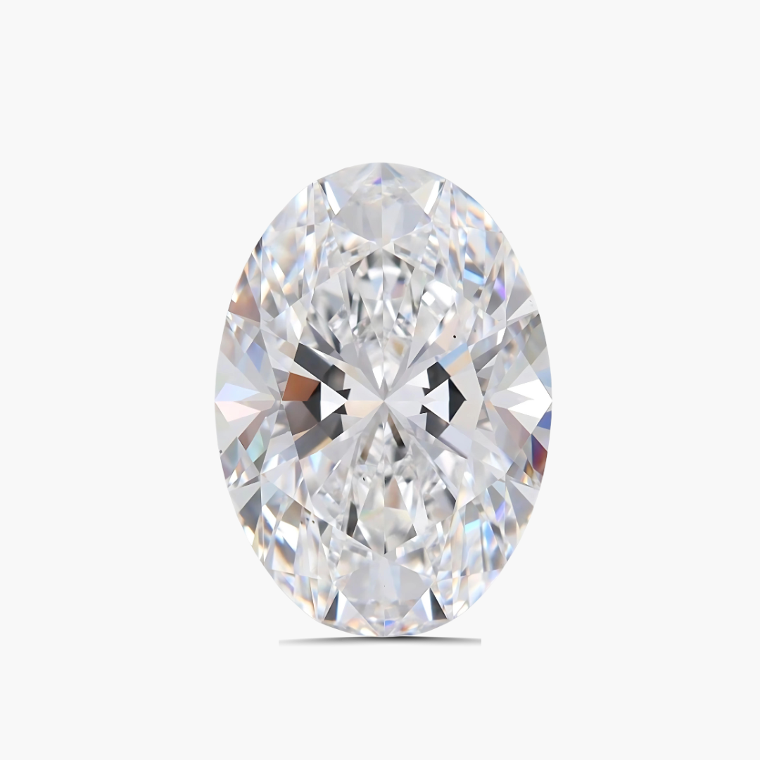 E-colored 5-carat Oval Lab diamond | Saratti