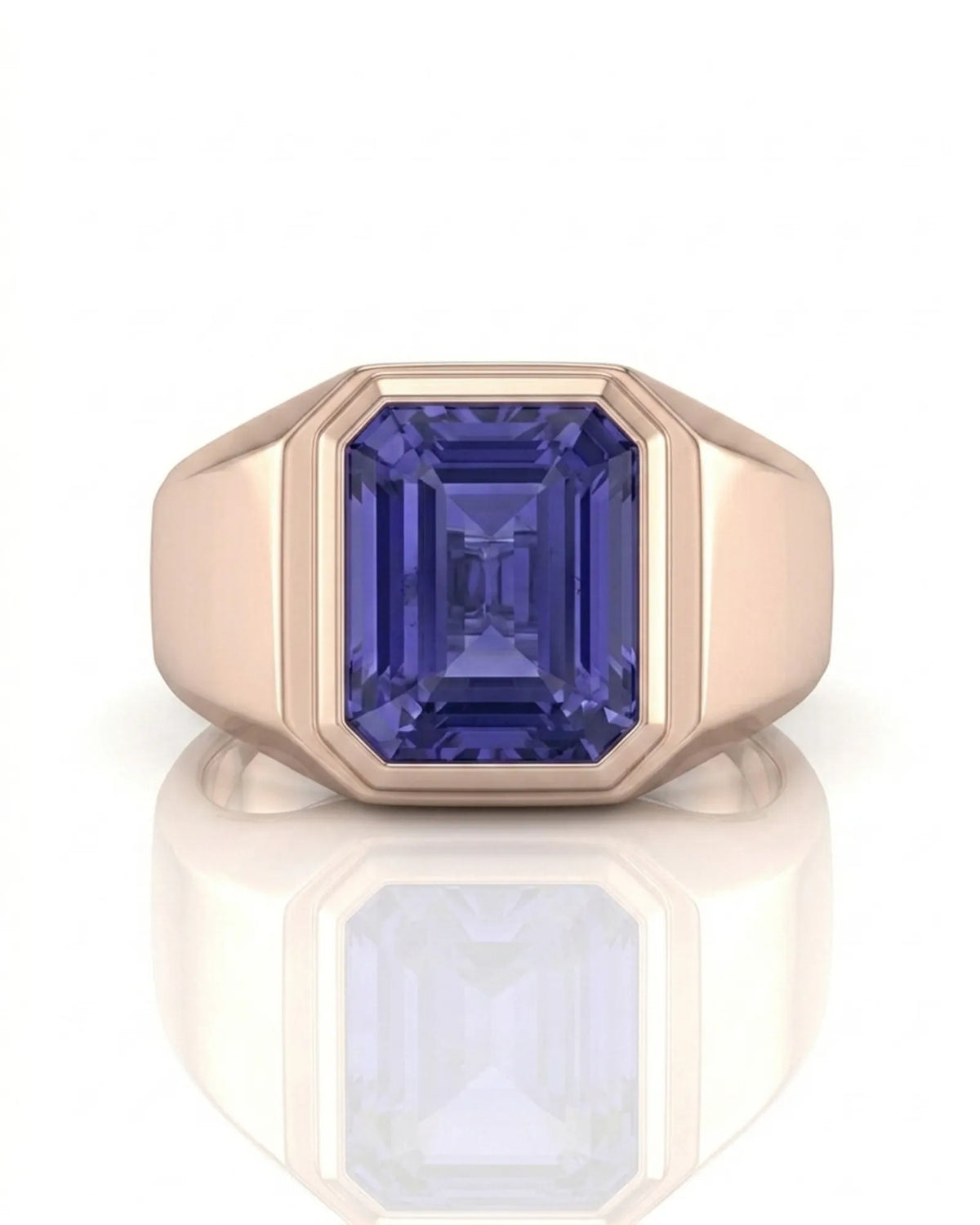 Orion Tanzanite Signet Ring