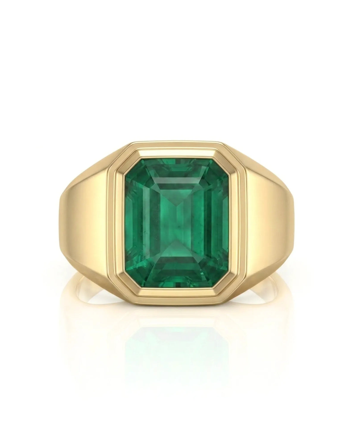 Aurelius Emerald Signet Ring