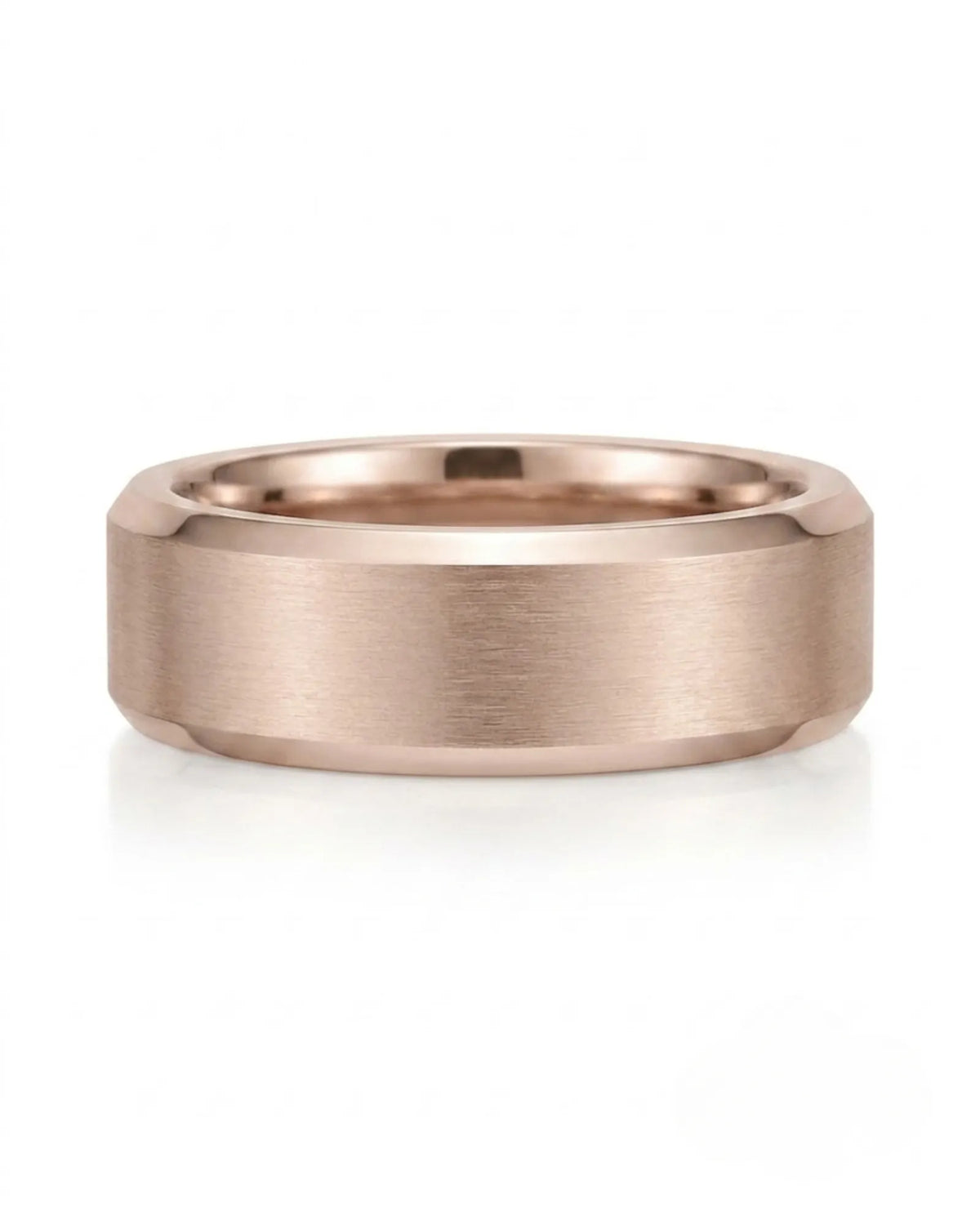Axis Satin Wedding Band