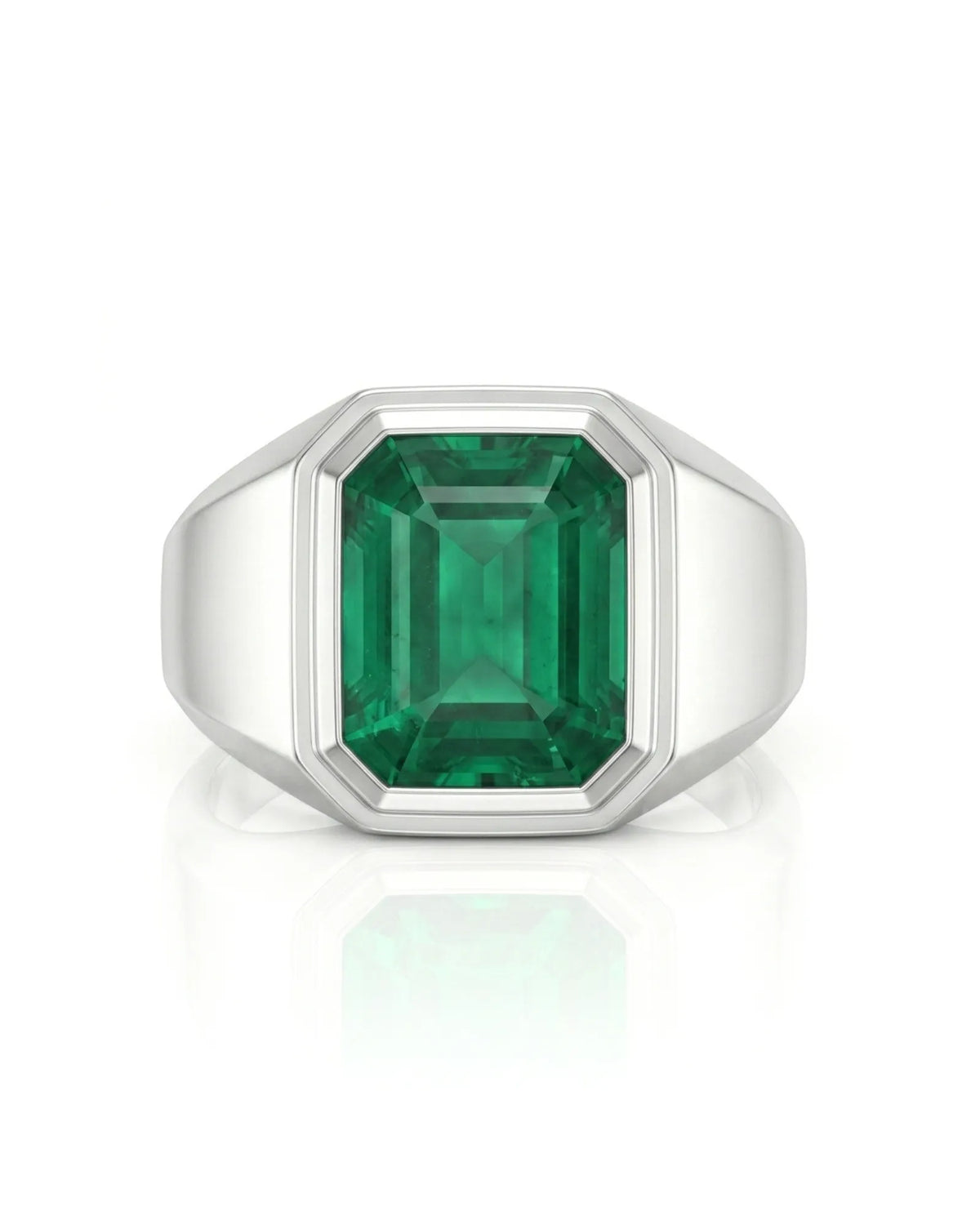 Aurelius Emerald Signet Ring