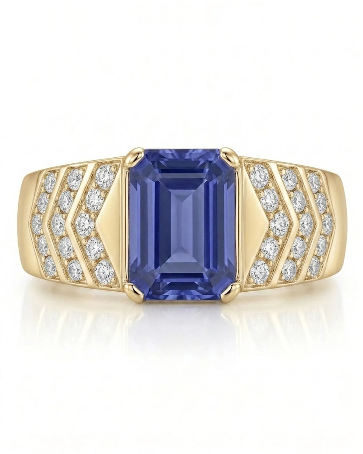 Valerian Tanzanite Diamond Ring