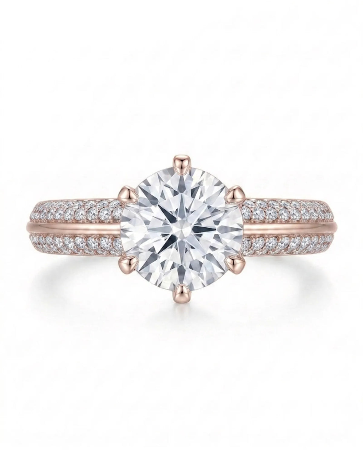 Aniya – Seraphic Charm Natural Round Diamond Six-Prong Engagement Ring