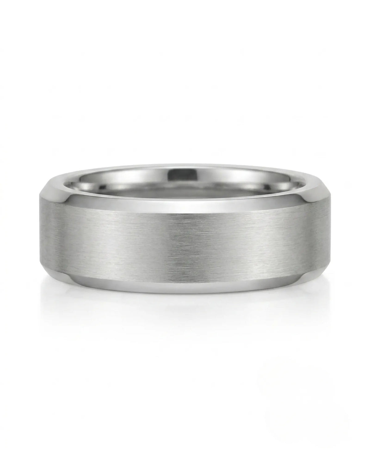Axis Satin Wedding Band