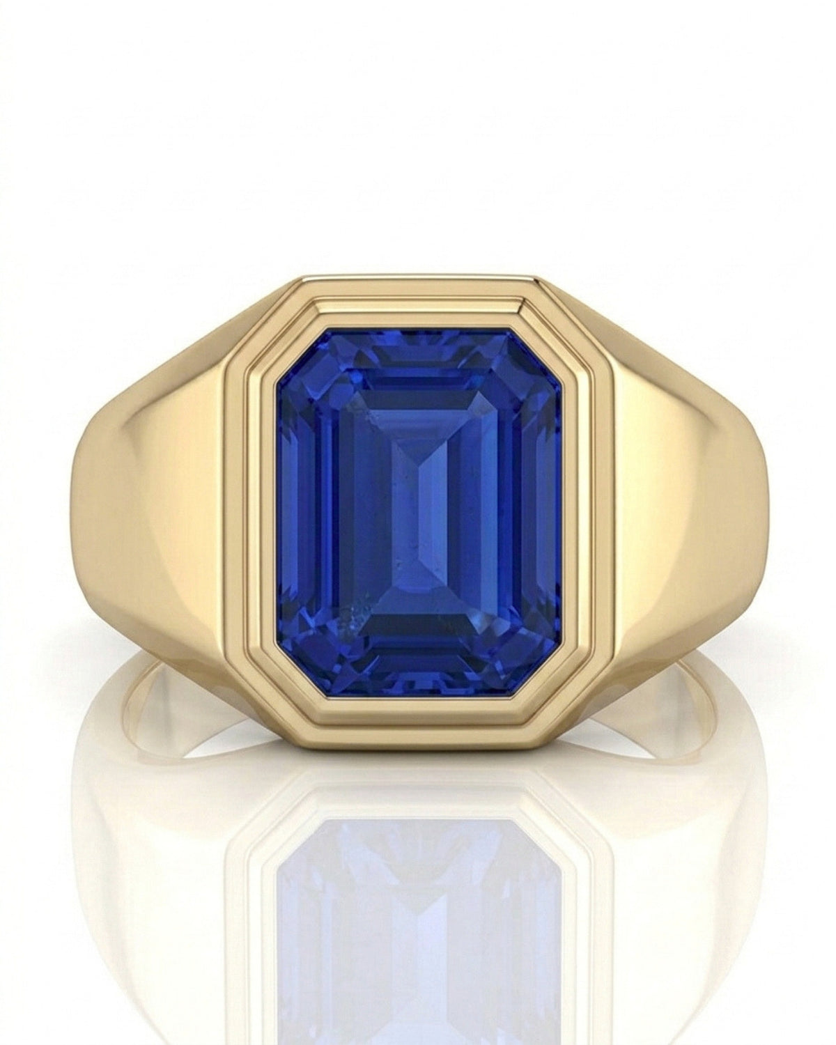 Imperium Sapphire Signet Ring