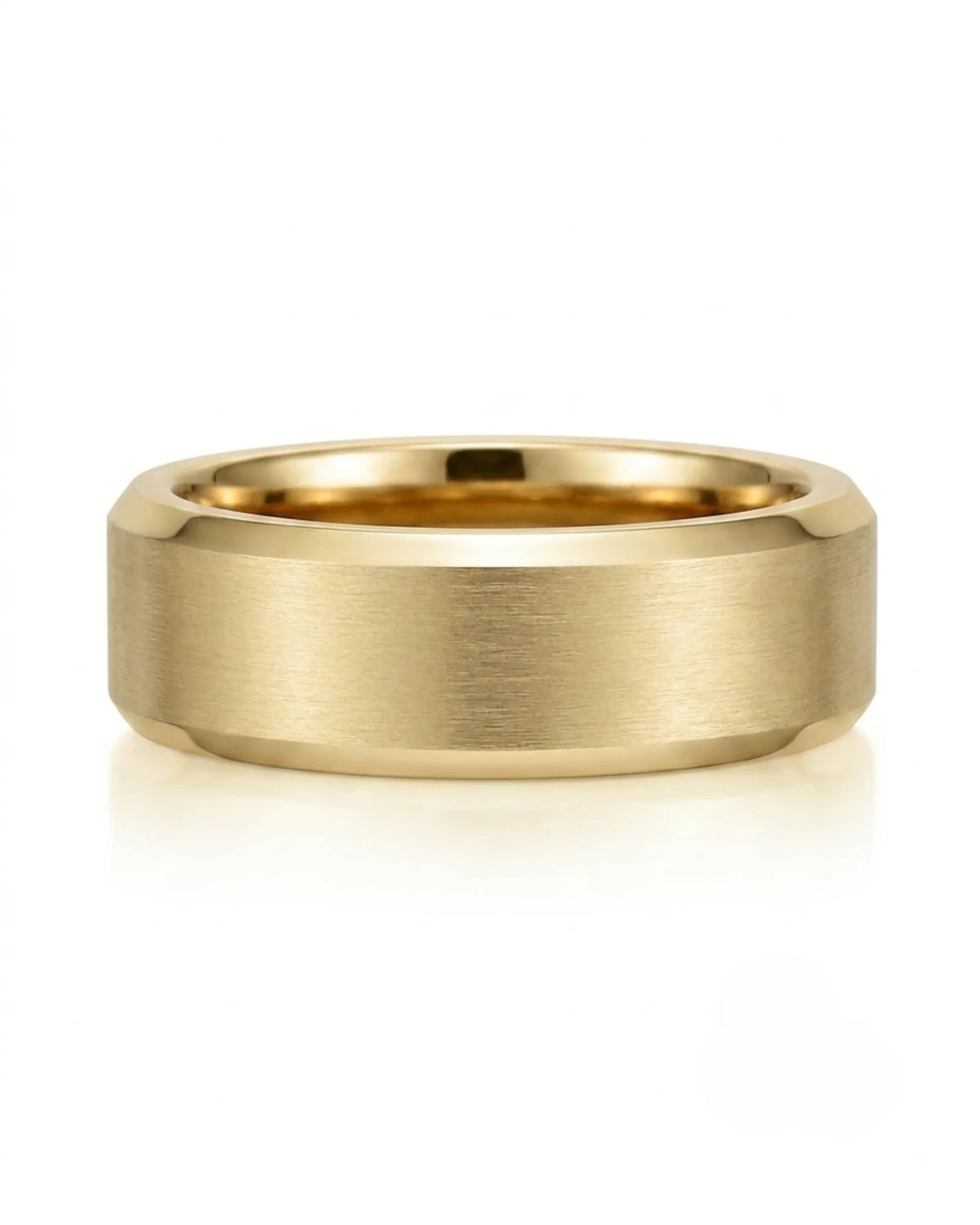 Axis Satin Wedding Band