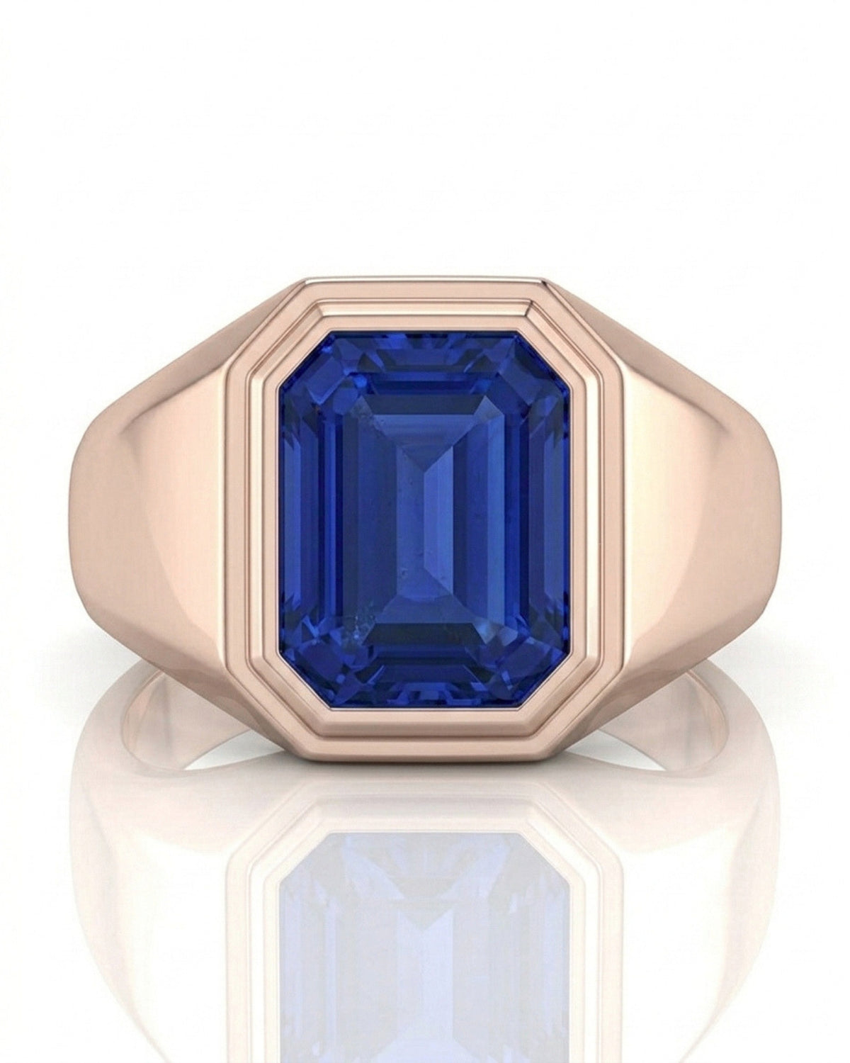 Imperium Sapphire Signet Ring