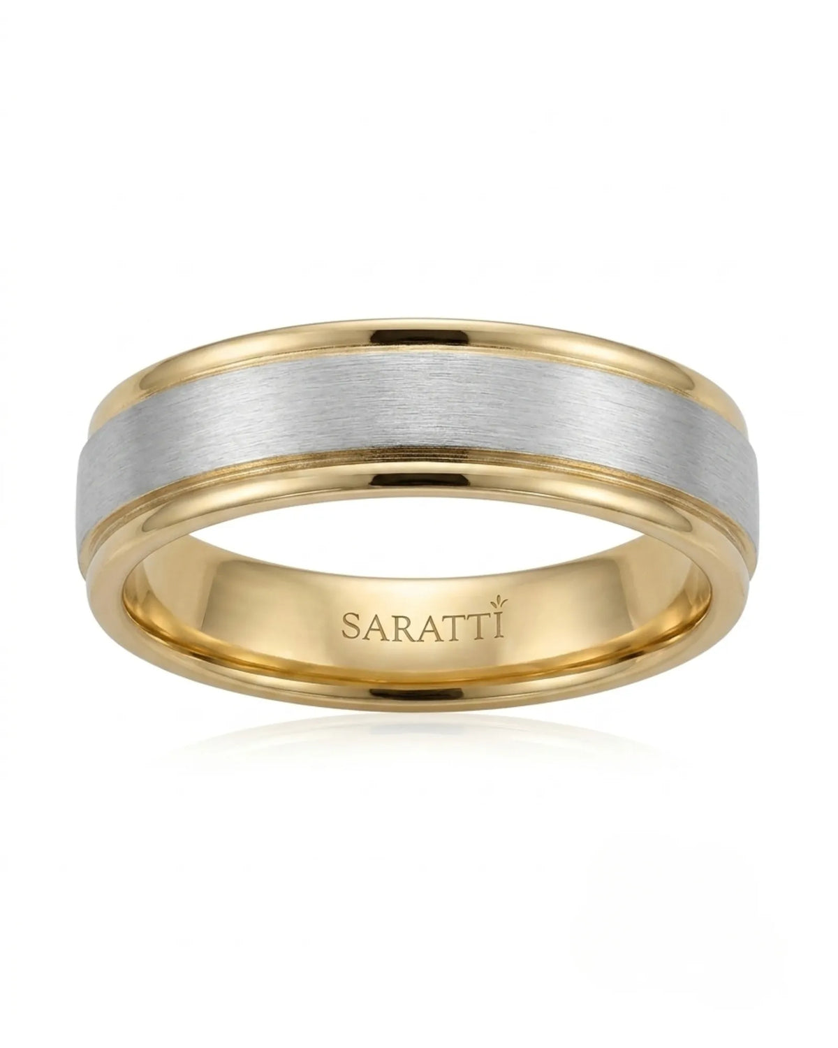 Orion Satin Duo Wedding Band