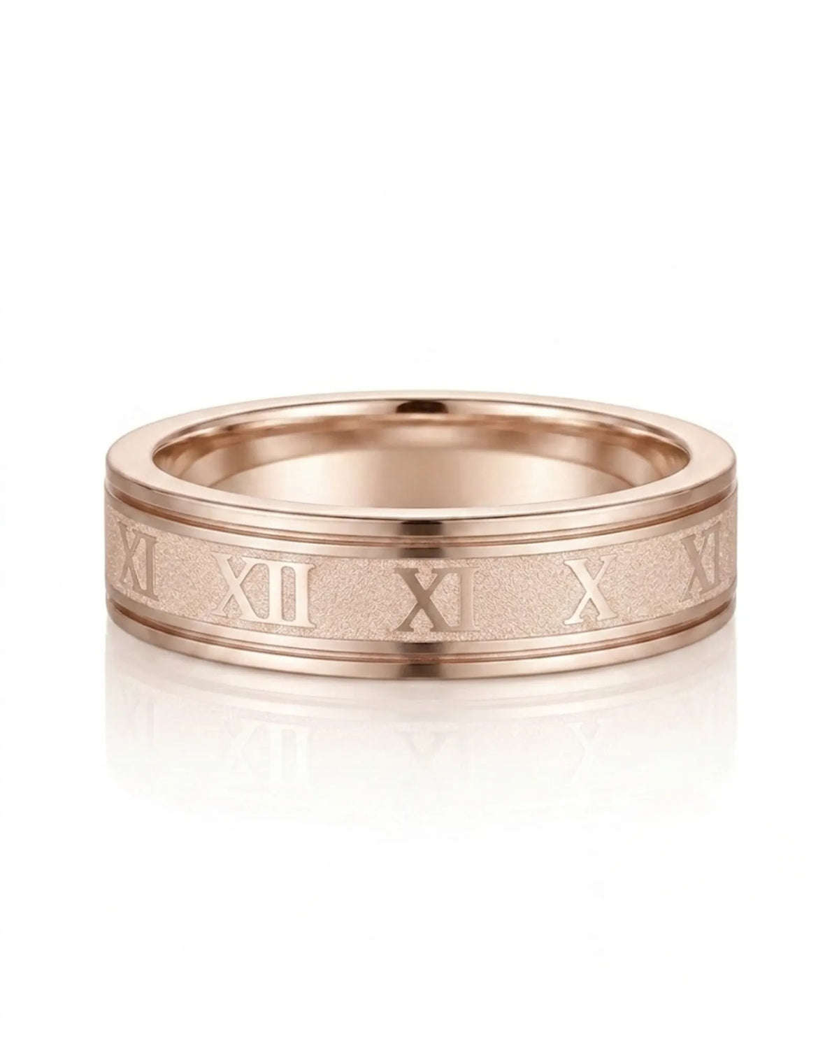 Meridian Roman Wedding Band