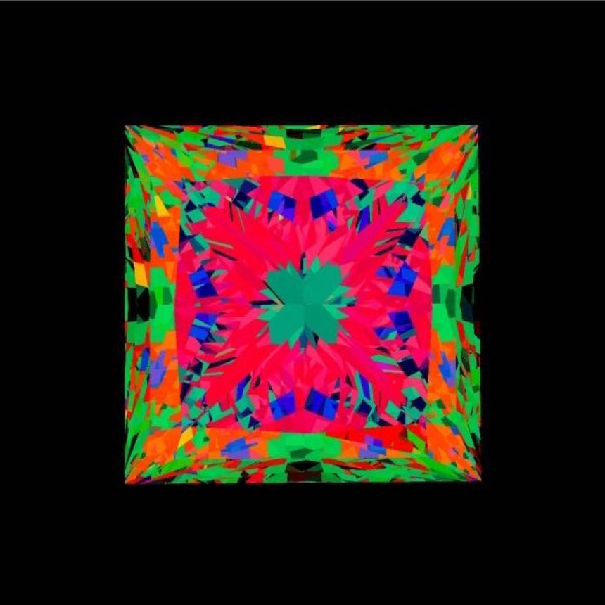 Fancy Intense Yellow Princess Cut Lab Grown Diamond Gem | Saratti