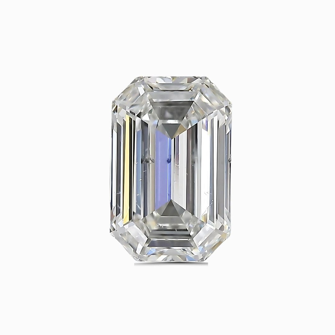 G-Colored Emerald Cut Natural Diamond Loose Diamond | Saratti Jewelry