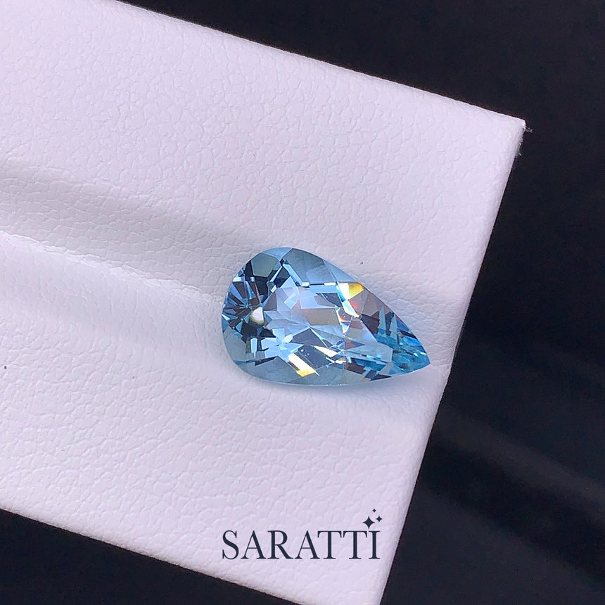 GUILD Certified Aquamarine Exceptional Color | SARATTI