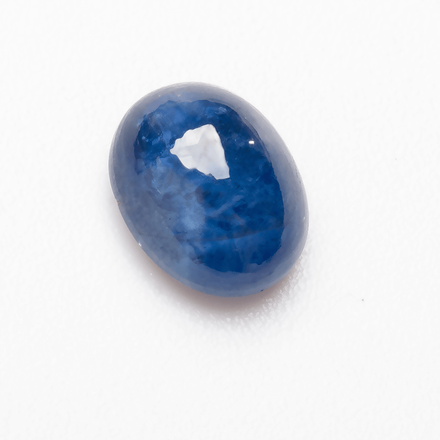 0.98 carats Natural Blue Sapphire Gemstone - Oval Cabochon | 6.1mm x 5.1mm