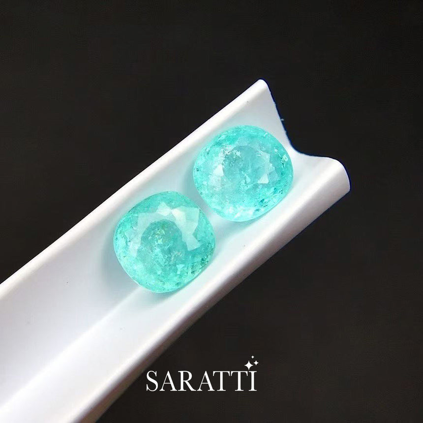 Luxury tourmaline gemstones for earrings | SARATTI