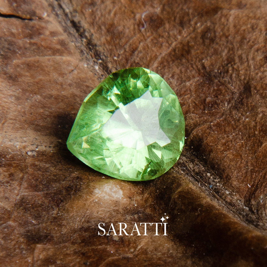 0.82 carat Pear Shape Natural Tsavorite Gemstone - SARATTI