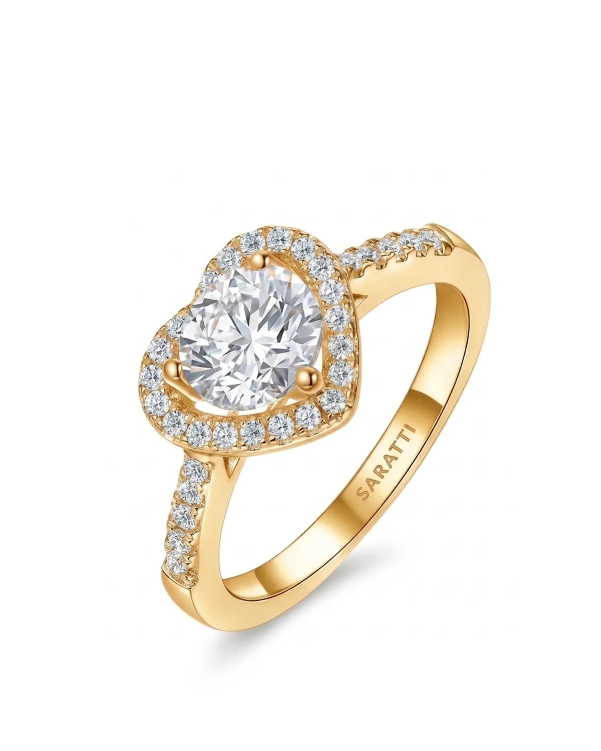 Roxanne · Heart of Hearts Moissanite Engagement Ring