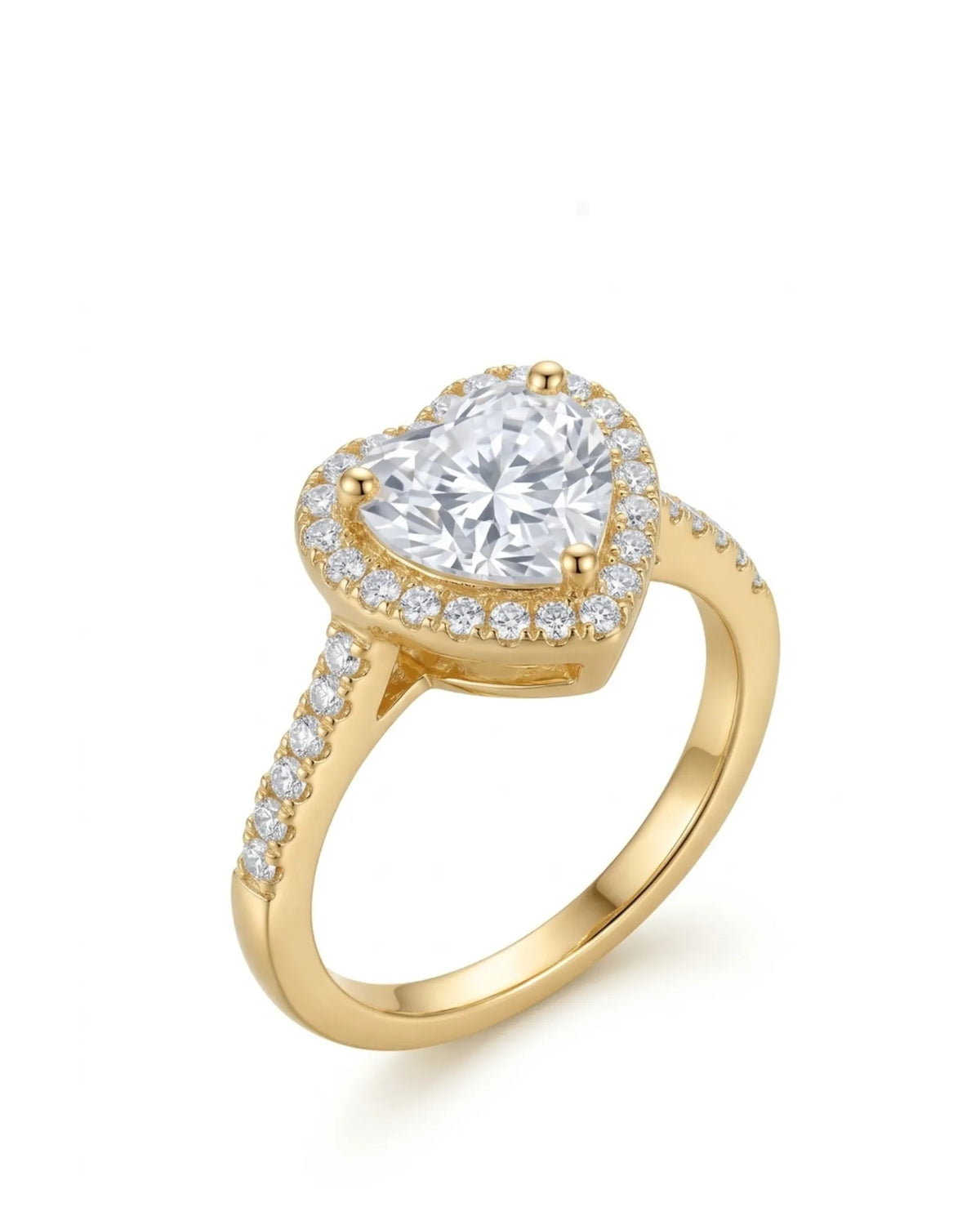Roxanne · Heart of Hearts Moissanite Engagement Ring