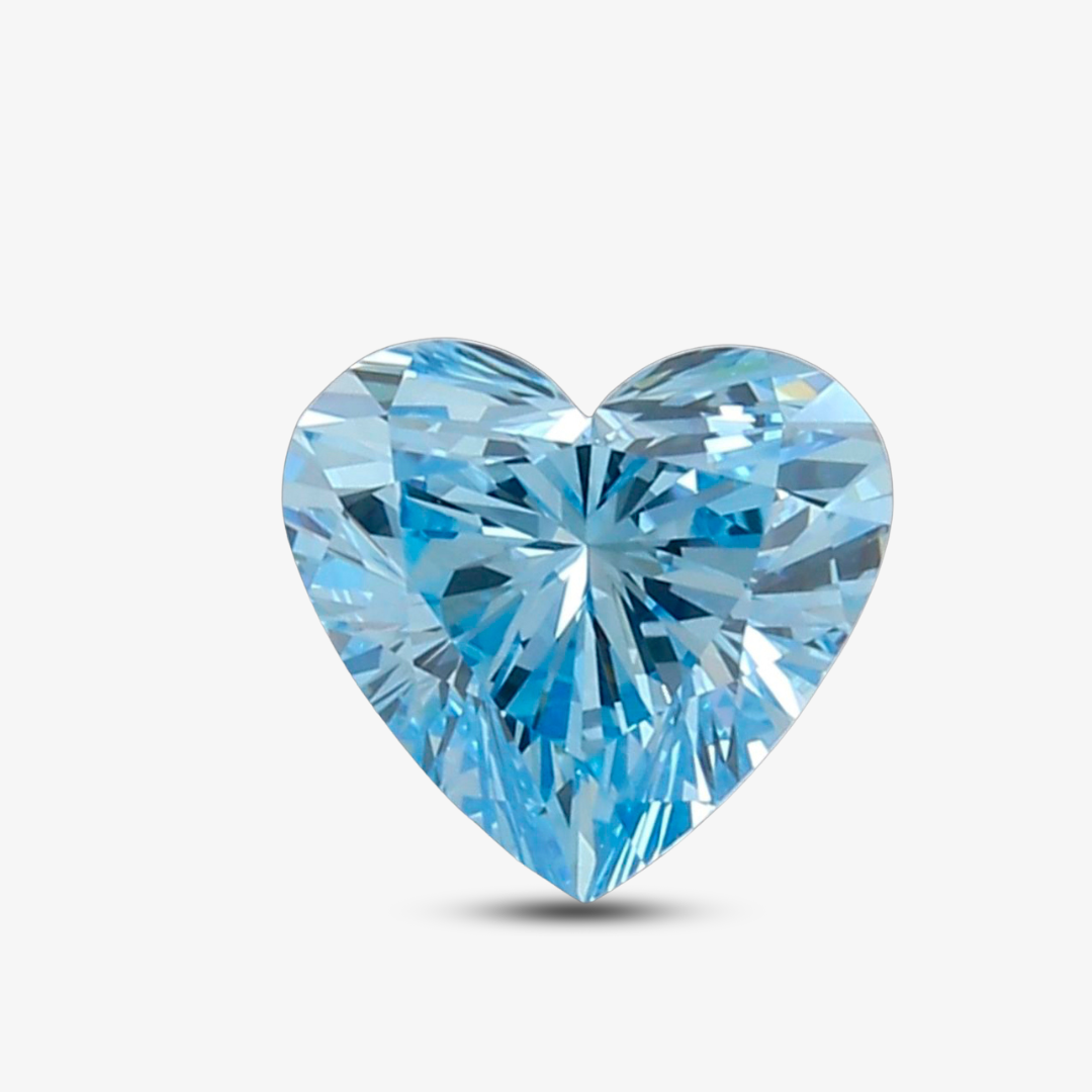 1.87 carats Heart Cut Treated Natural Diamond Gemstone | GIA Certified