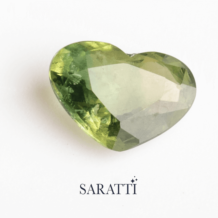 7.7 × 5.7 × 2.9 mm | 1.4 carats | Heart Shape Sapphire Gemstone - SARATTI