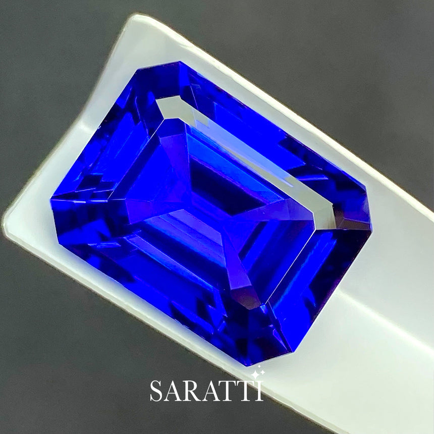 Heirloom Grade Tanzanite Emerald Cut 16.02ct | SARATTI