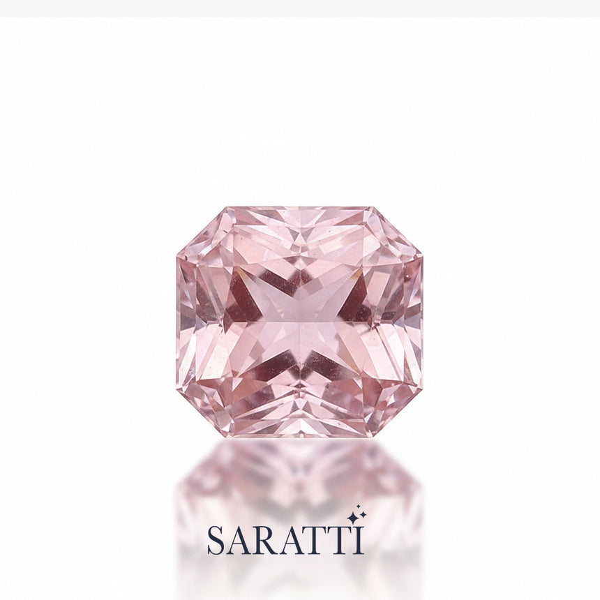 High Jewelry Pink Morganite Pendant Gemstone | SARATTI
