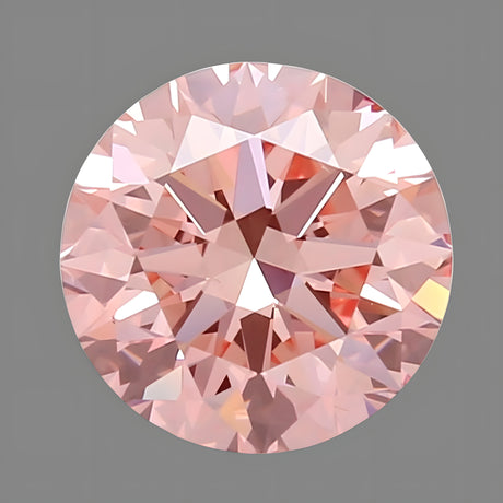 Intense Pink Natural Diamond Round Gemstone | GIA Certified | Saratti Jewelry