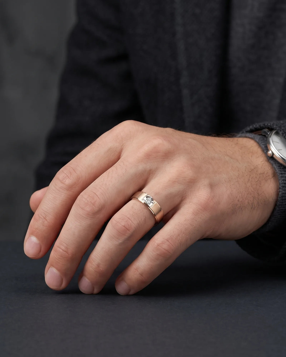 The Mandorla Diamond Ring