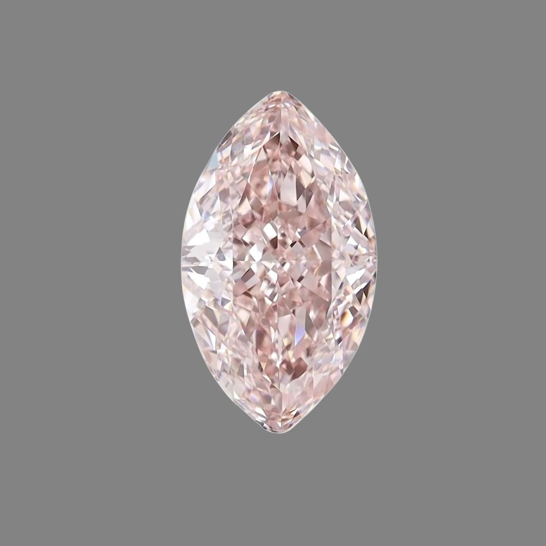 Marquise Cut Vivid Pink Marquise Shape Diamond Stone | Saratti