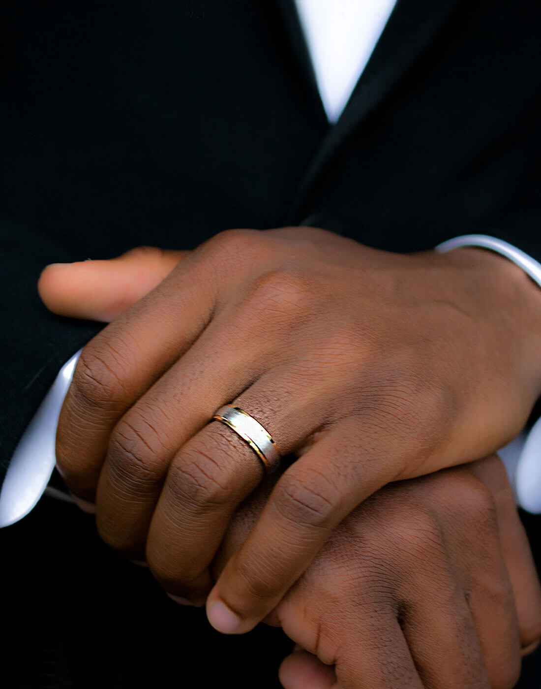 Shop Men Wedding Rings in 18K Gold Custom Made Wedding Band by Modern Gem Jewelry