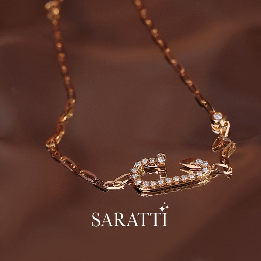 Clou Courbé Diamond Bracelet for Women | Saratti