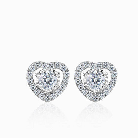 White Gold Tiny Diamond Stud Earrings | Saratti |  Custom High and Fine Jewelry