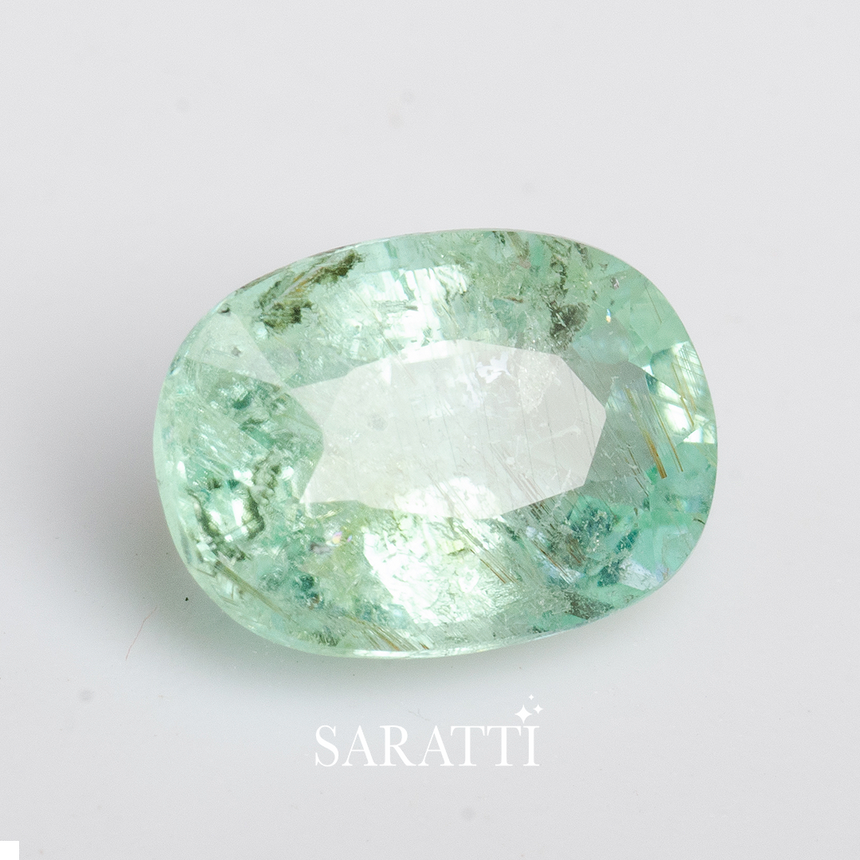 Natural 1.2 Carat Paraiba Tourmaline Gemstone Close-Up | SARATTI