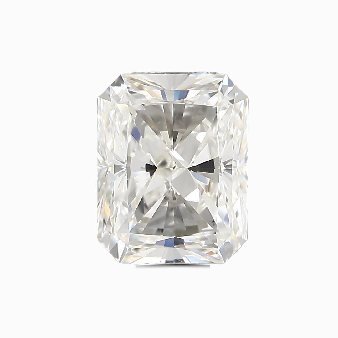 Natural Diamond Stone | Radiant Cut  | VS2 Clarity | Color I | Double Excellent Cut | Saratti Diamonds