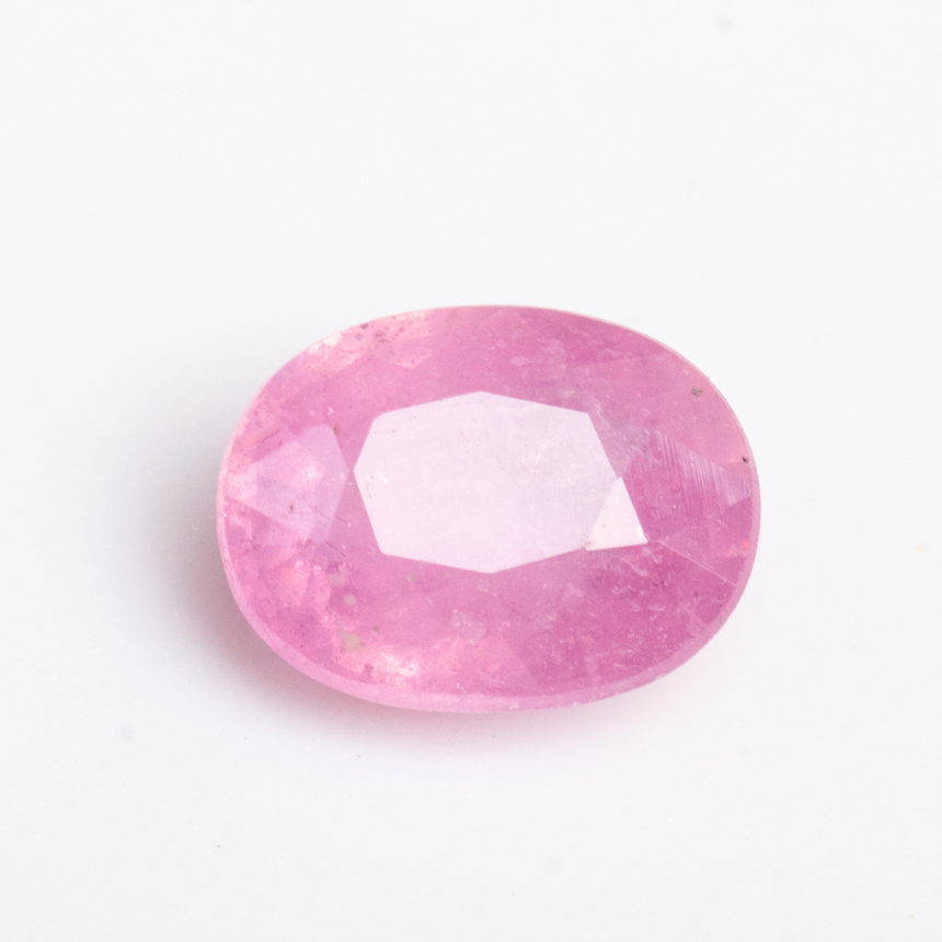 Natural pink sapphire 0.95ct 6.5x5.5mm Sri Lanka | SARATTI