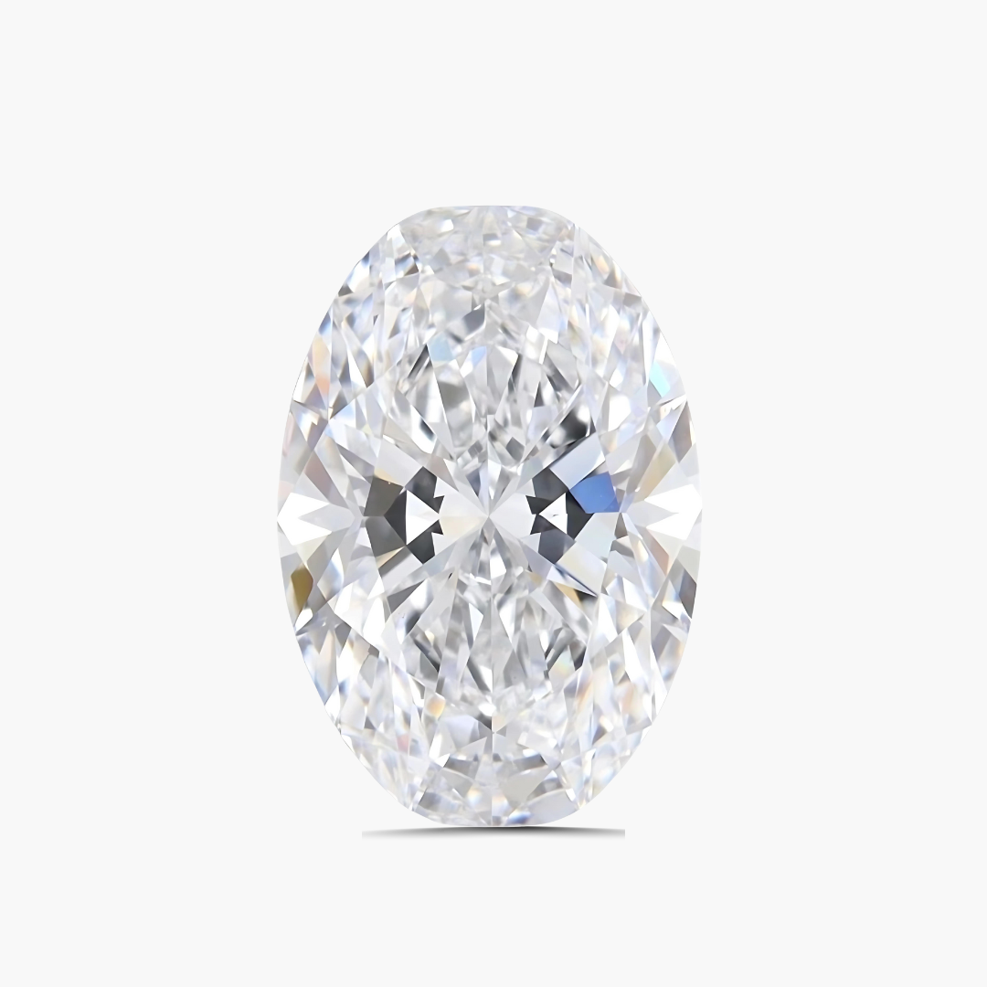 3.10 carats Oval E Color Lab Diamond | IGI Certified
